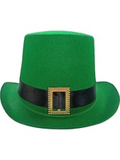Deluxe St. Patrick's Day Green Leprechaun Hat Costume Accessory