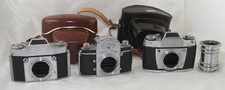 Exa, Exa II, Exa IIa Camera Lot "as-is"