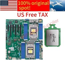 Supermicro H12DSi-N6  AMD EPYC 7402 x 2 server motherboard combination