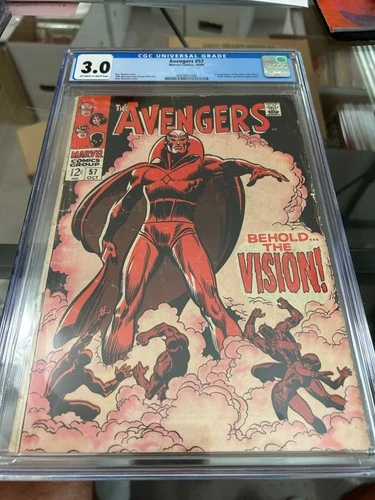 Avengers #57 1968 CGC 3.0 1st Appearance of The Vision! Combine Shipping