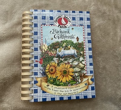 Gooseberry Patch Backyard Gatherings Recipes Cookbook Book 1997 Hardcover Spiral