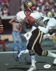 ARCHIE MANNING SIGNED GAME ACTION 8X10 PHOTO - JSA - NEW ORLEANS SAINTS