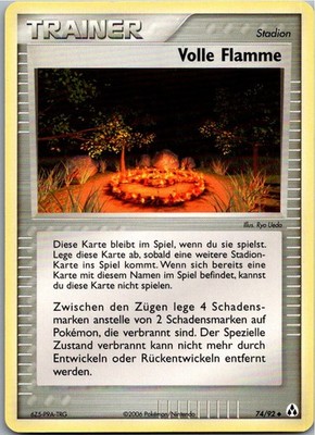 Pokémon Volle Flamme 74/92 EX Legend Maker 2006