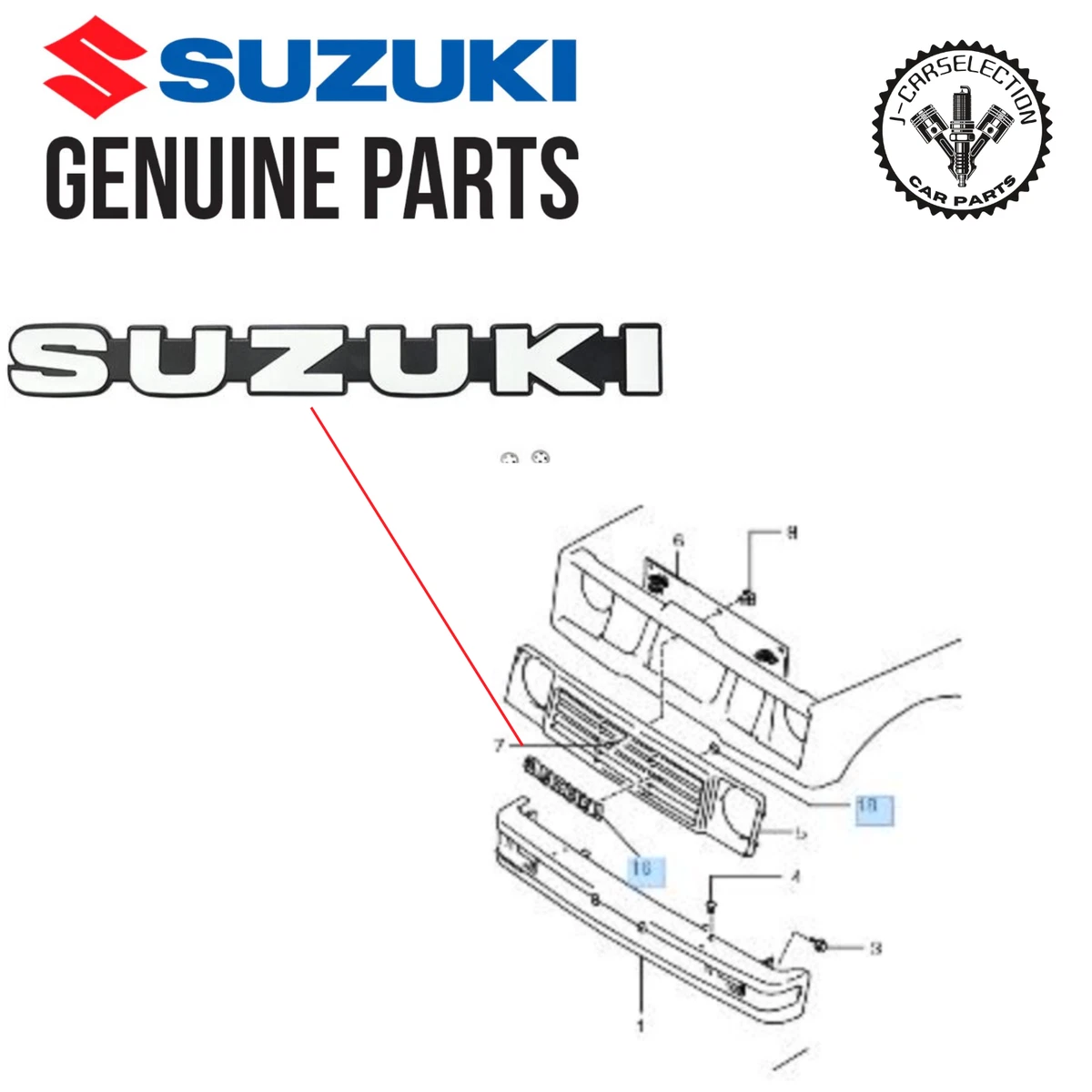 Suzuki Genuine OEM Car & Truck Exterior Parts & Accessories for Suzuki Genuine OEM Car & Truck Exterior Parts & Accessories for