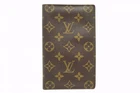 Louis Vuitton Monogram M60176 Passport Case Bifold Long Wallet Card Holder 7371k