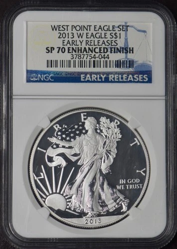 2013-W American Silver Eagle - NGC SP70 Enhanced Finish ER - ✪COINGIANTS✪