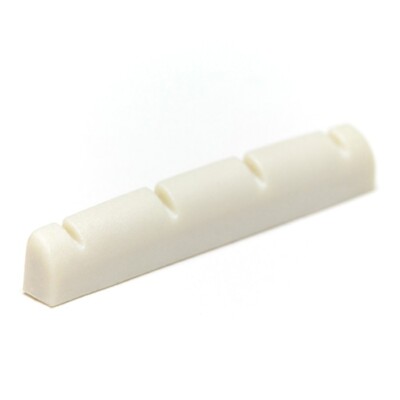 GraphTech TUSQ PQ-1250-00 - Ukulele Nut, Flat, Bottom, Slotted, 4-String, Sattel