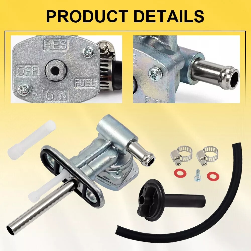 Gas Fuel Tank Petcock Switch Valve For Kawasaki 4WD Prairie 360 - Foto 4