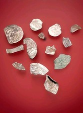 Wikinger Hacksilber  aus 30 J&auml;hrigen Sammlung +XRF Analyse
