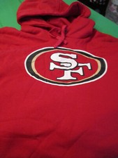 NEW SAN FRANCISCO 49ERS FOOTBALL MENS HOODED SWEATSHIRT 3X / 3XL