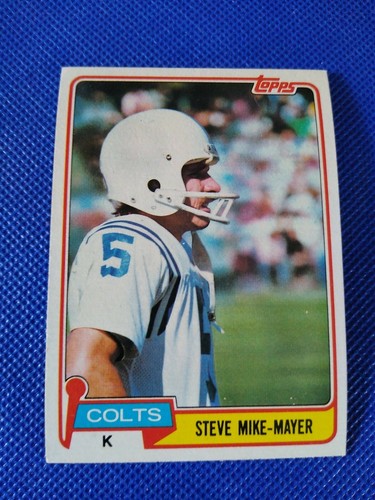 Carte Topps 1981 Nesby Glasgow Baltimore Colts - Rookie Card Originale
