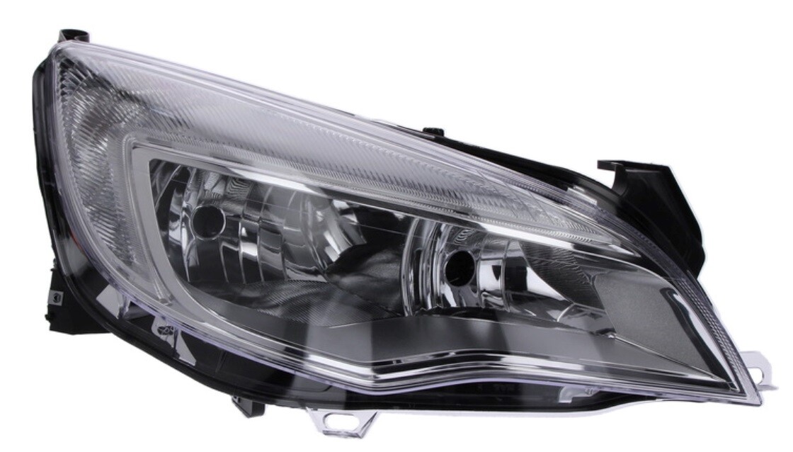 Phare droit Opel Astra J avec moteur de réglage électrique et réflecteur H7