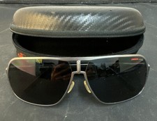 Carrera By Safilo UV 400 120 FLAG 4 ECH-E5 66 11 Black Sunglasses With Case