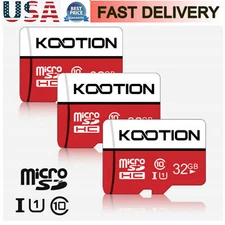 3/6 Pack 32GB Micro SD TF Card SDXC Class 10 Flash Memory Cards For Camera/Phone