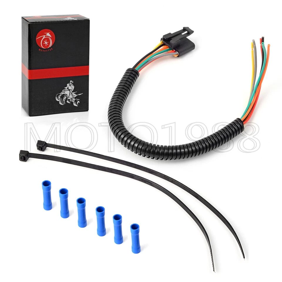 2X Handlebar Controls Pigtail Harness for Polaris Sportsman Magnum Trailboss ATP - Image 2 of 4