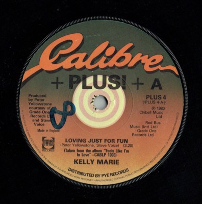 KELLY MARIE - 7''  - Loving Just For Fun.  UK Calibre 