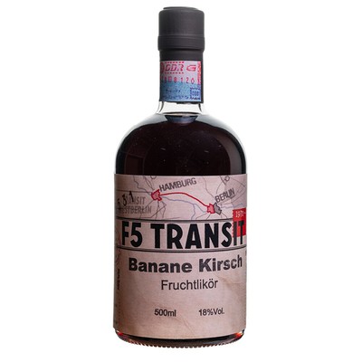 Banane Kirsch Likör 0.5l (18%Vol) 5531 KiBa Fruchtlikör Bananenlikör Kirschlikör