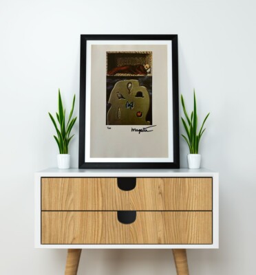 Rene Magritte, Original Hand-signed Lithograph with COA & Appraisal of $3,500