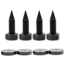 4pcs Speaker Spike Amplifier Shockproof Isolation Foot Stand Base Pad M6/M8/M10