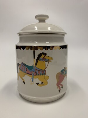 Vintage 1990 Dayton Hudson Horse Carousel Cookie Jar Made In Japan