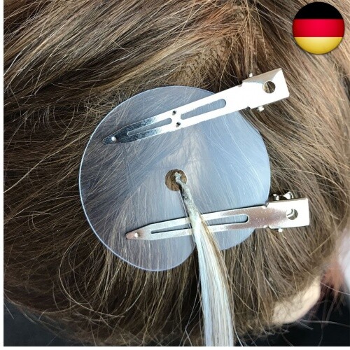 Hermosisimo 6 Schablonen für Haarverlängerung mit Extensions - Bild 3 von 3