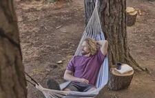 Portable Outdoor HammockGarden Home Travel Camping Swing - Super Deal