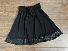 BLACK SKIRT W/SEQUINS ON HEMLINE-Girls SIZE LARGE Concert