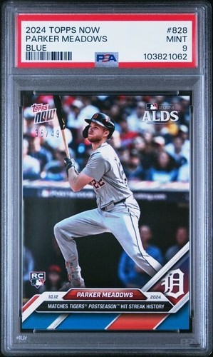 2024 Topps Now 828 Parker Meadows
