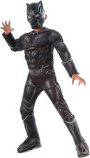 Black Panther Captain America Civil War Fancy Dress Up Halloween Child Costume