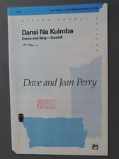 Dansi Na Kuimba - 1996 sheet music - 3 pt Vocal  Piano - Swahili