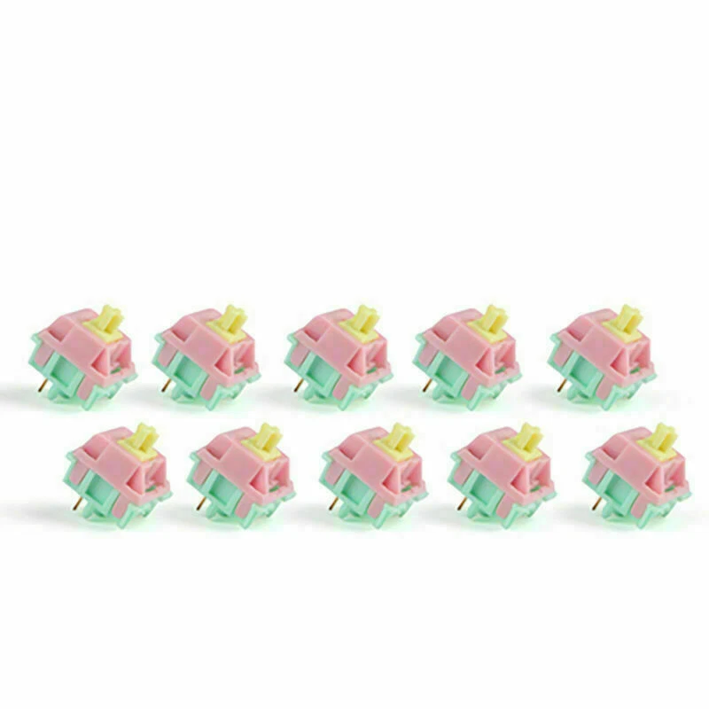Mechanical Keyboard MX Linear Pastel Cream Custom Switches for Smooth Typing