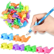 Silicone Pencil Holders Writing Aid Grips Children Training Posture 60 PCS
