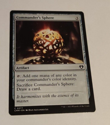 MtG Commander's Sphere (CMM-0377) Common English MINT