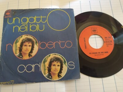 7'' ROBERTO CARLOS EINE KATZE IM GRÖSSTEN BLAU MEINER LIEBE SEHR GUTER ZUSTAND +