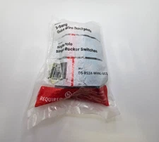 Deako DS-BS3X-WHNL-UCQ 4-Gang Quick Wire Backplate Single Pole Rocker Switch