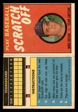1971 Topps Scratch-Offs Baseball #8 Mike Hegan EX