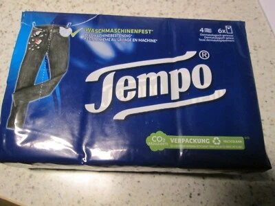 Taschentücher Tempo 6 x 10 Stück 4 Lagig Waschmaschinenfest