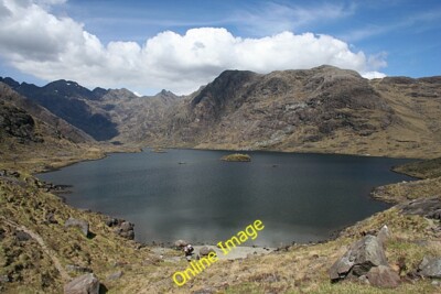 Foto 6x4 Loch Coruisk Loch nan Leachd für die beste Aussicht, klettern Sie auf bis c2014