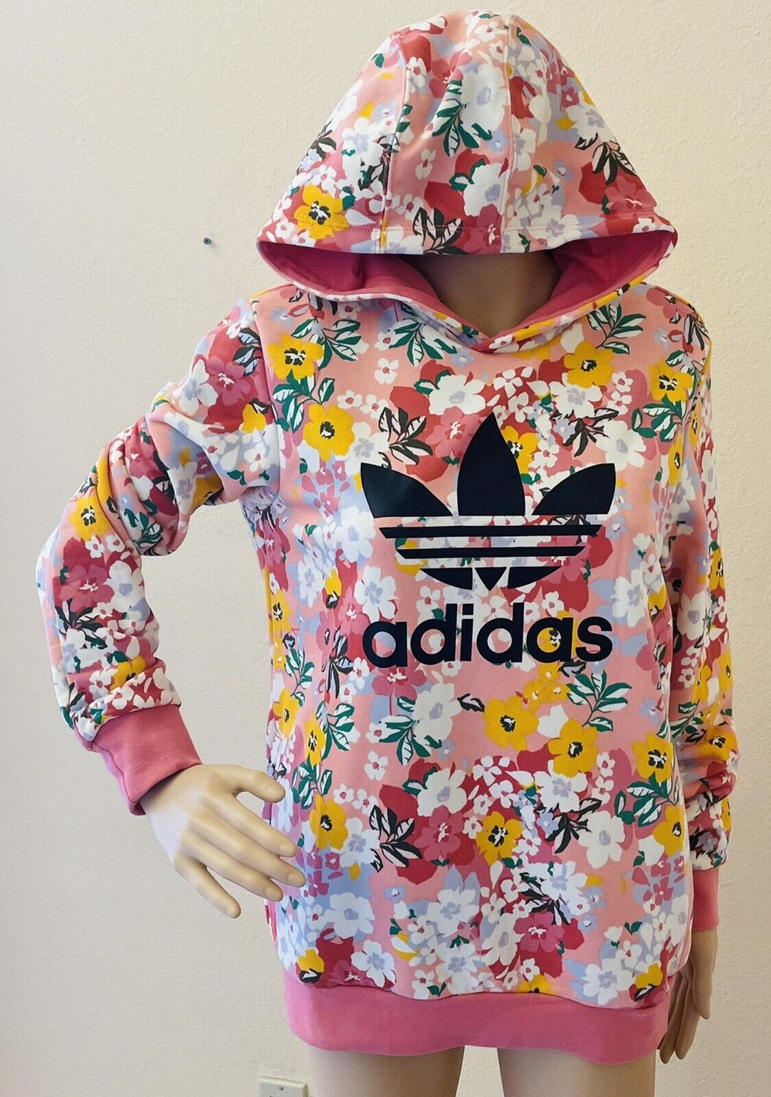 juguete Cañón raqueta Adidas London Floral Hoodie Size XL Big Girls | eBay