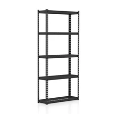 5Tier Heavy Duty Metal Shelving Garage Shelves Utility Rack w/Adjustable Shelves