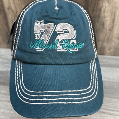Mount Rainier National Park Adjustable Hat Cap Strapback