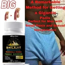 Dynamic Vitality Shilajit 120 Caps Ultra Optimal Potency,Energy,Libido,Stamina