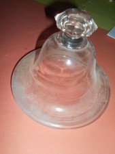 Ancien couvercle de bonbonnière verre soufflé pot à pharmacie