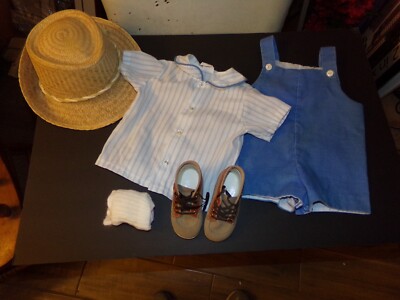 XAVIER ROBERTS Kohl stehende Bearbeitung Puppe Outfit Softie JUNGE SET COTTON Candy