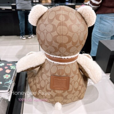 NWT Coach Big Bear In Signature Canvas F75528 | eBay