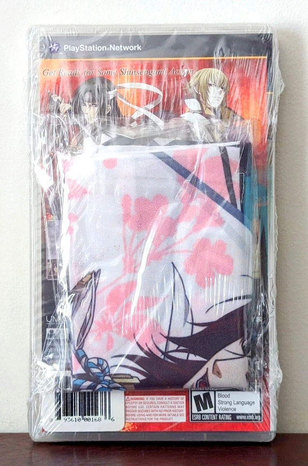 Hakuoki: Warriors of The Shinsengumi (Sony PSP) w Bonus Scarf NEW SHIPS IN A BOX - Image 2 of 2