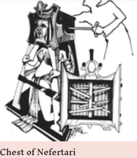 CHEST OF NEFERTARI - ILLUSION BUILDING PLANS -  OSBORNE