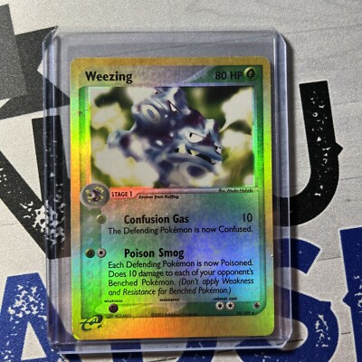 Pokémon TCG Weezing EX Ruby and Sapphire 24/109 Reverse Holo Rare | eBay