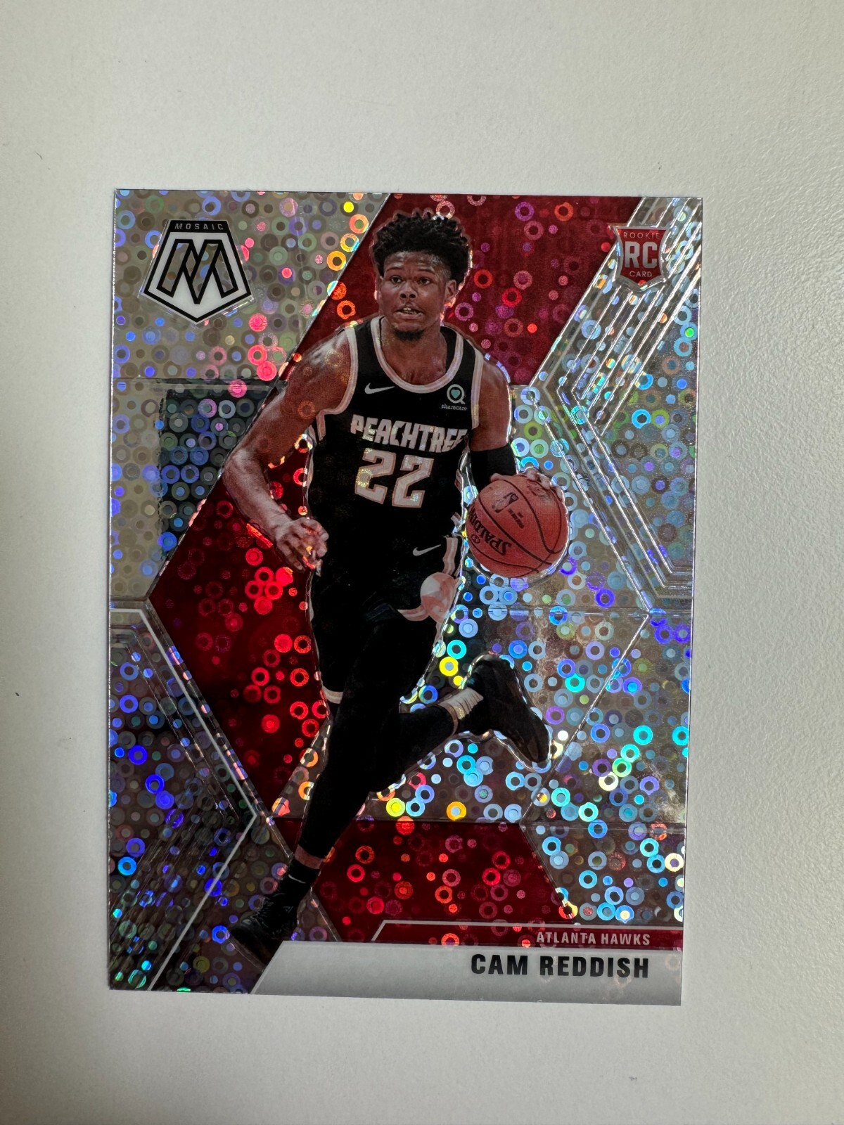 2019-20 Panini Mosaic Mosaic Fast Break Silver #241 Cam Reddish