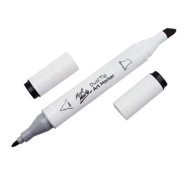 Premium Dual Tip Art Marker - Black by Mont Marte Global